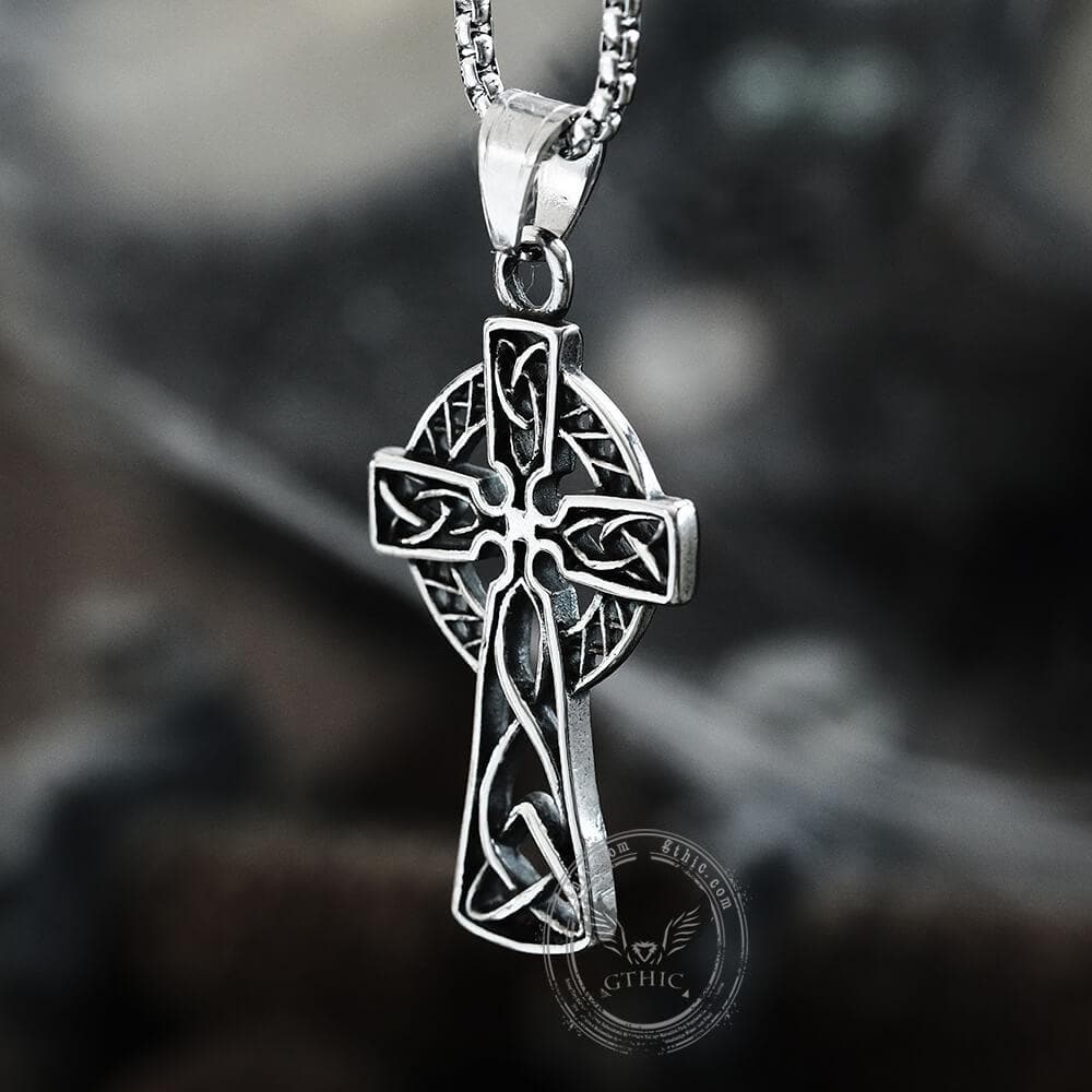 Celtic Cross Stainless Steel Viking Pendant