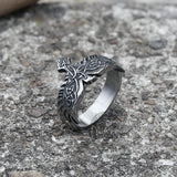 Celtic Eagle Stainless Steel Viking Ring