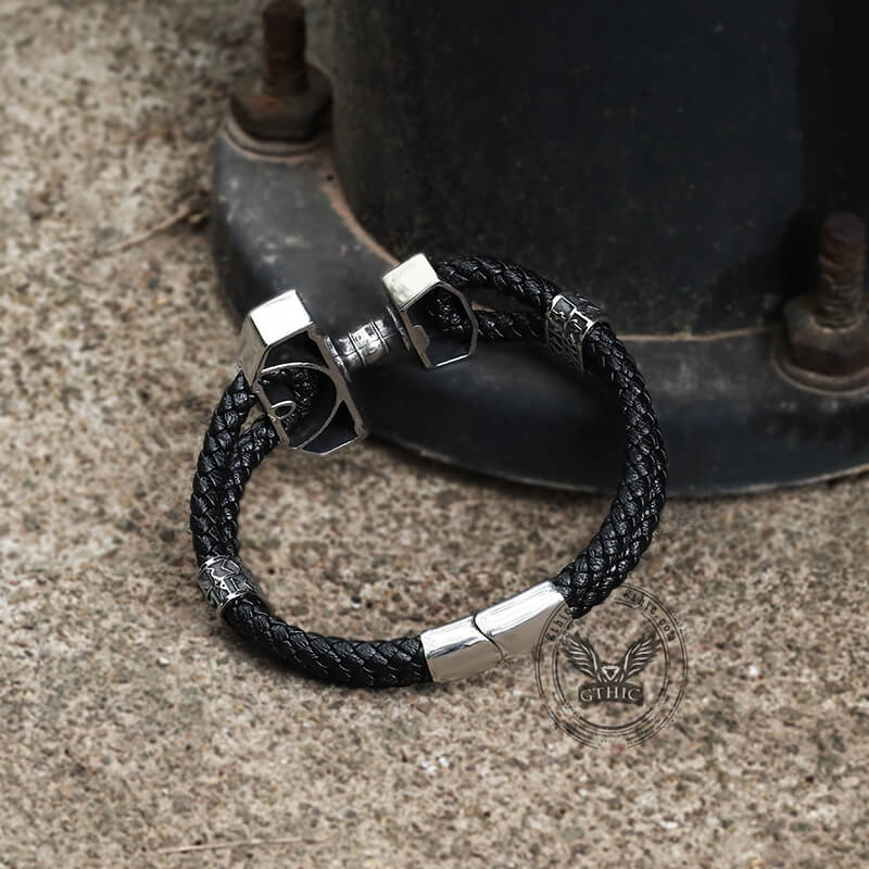 Celtic Hammer Stainless Steel Viking Bracelet | Gthic.com