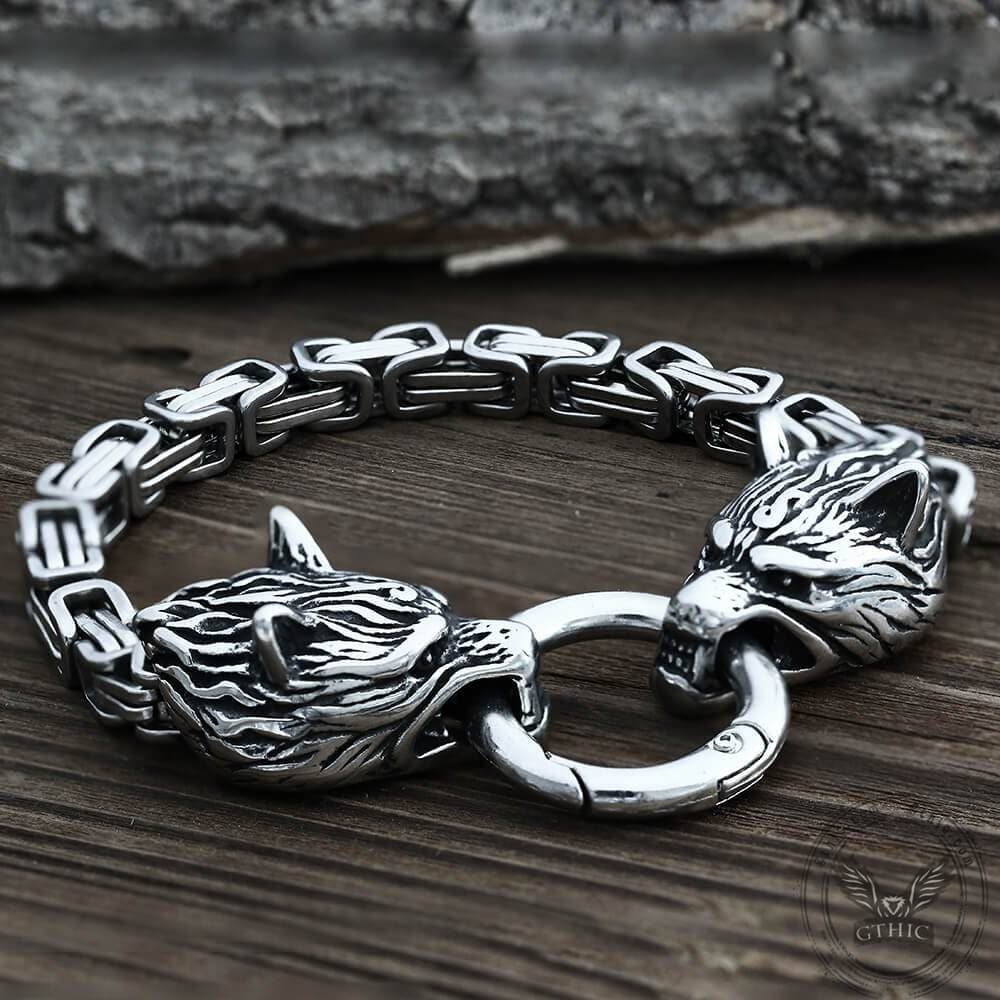 Lye Viking Bracelet Sterling Silver size XL - Nord Emporium