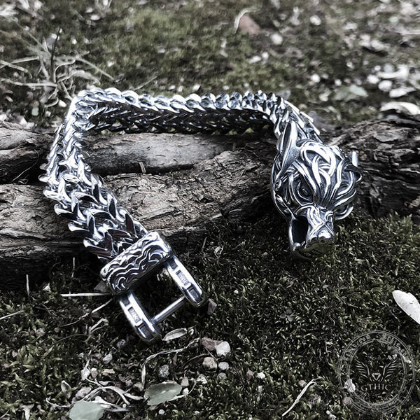 Viking Wolf Bracelet  Sterling Silver Fenrir Arm Ring  eBay