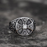 Celtics Knot Cross Stainless Steel Viking Ring | Gthic.com