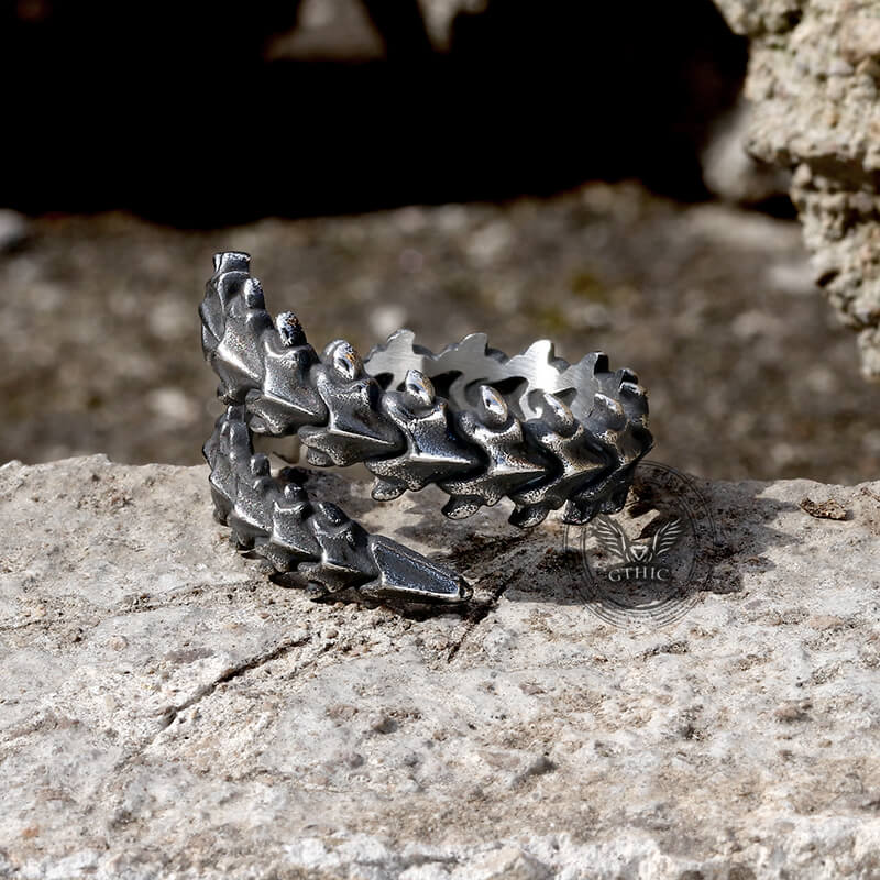Centipede Stainless Steel Gothic Ring | Gthic.com