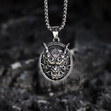 Chinese Dragon Stainless Steel Pendant02 | Gthic.com