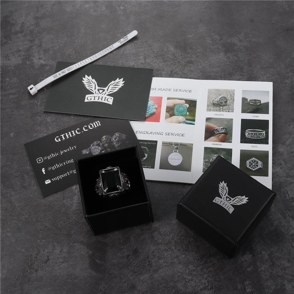 Classic Claw Stainless Steel CZ Ring - GTHIC