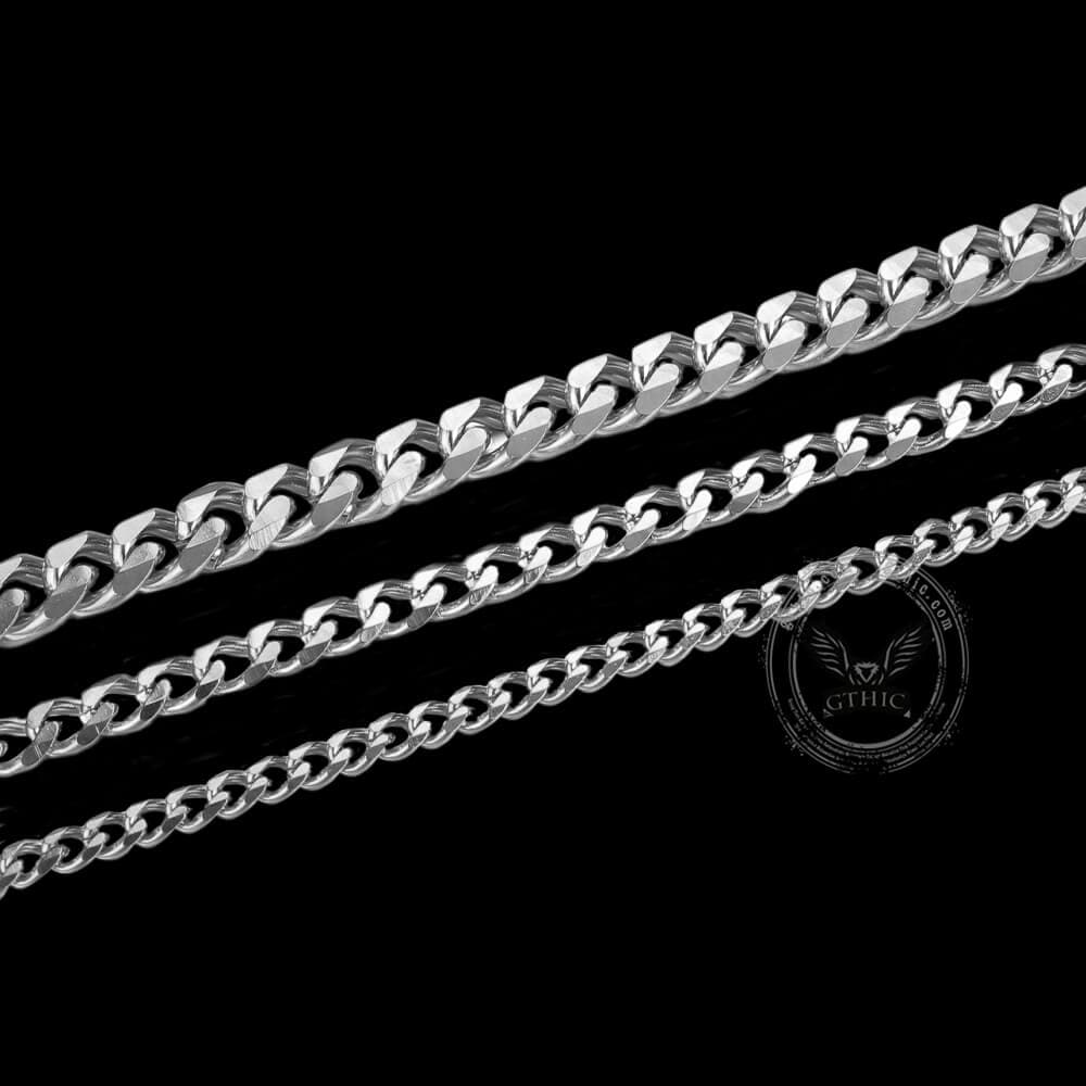 Classic Cuban Link Stainless Steel Chain Necklace