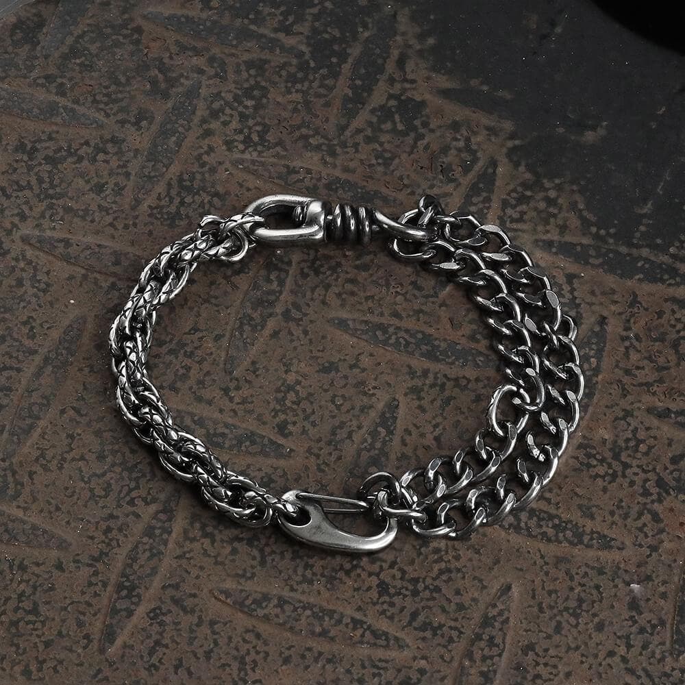 Classic Cuban Stainless Steel Bracelet | Gthic.com