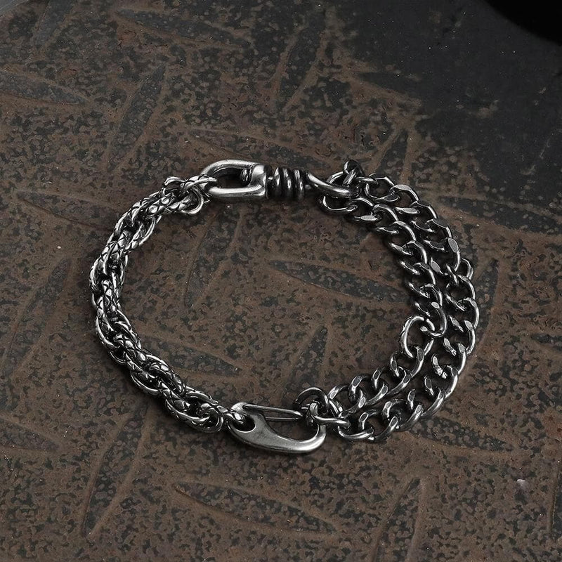 Classic Cuban Stainless Steel Bracelet | Gthic.com