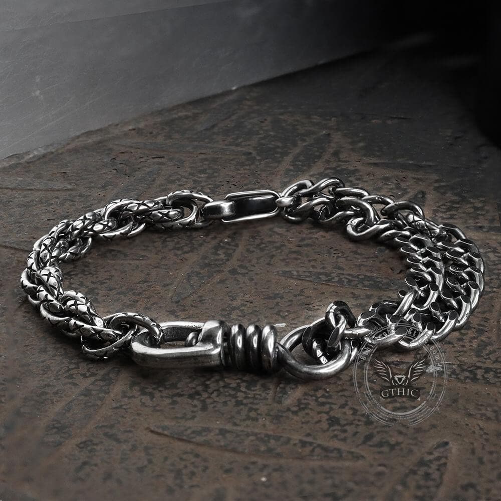 Classic Cuban Stainless Steel Bracelet