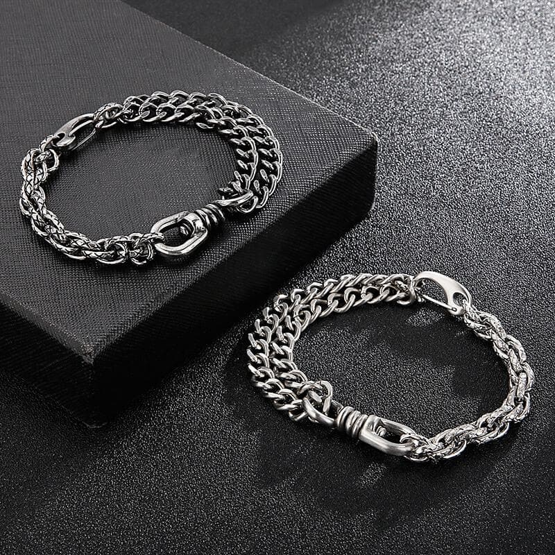 Classic Cuban Stainless Steel Bracelet | Gthic.com