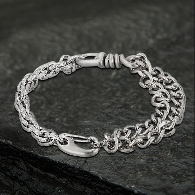 Classic Cuban Stainless Steel Bracelet | Gthic.com