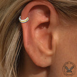 Classic Double Layered Stainless Steel Ear Cuffs