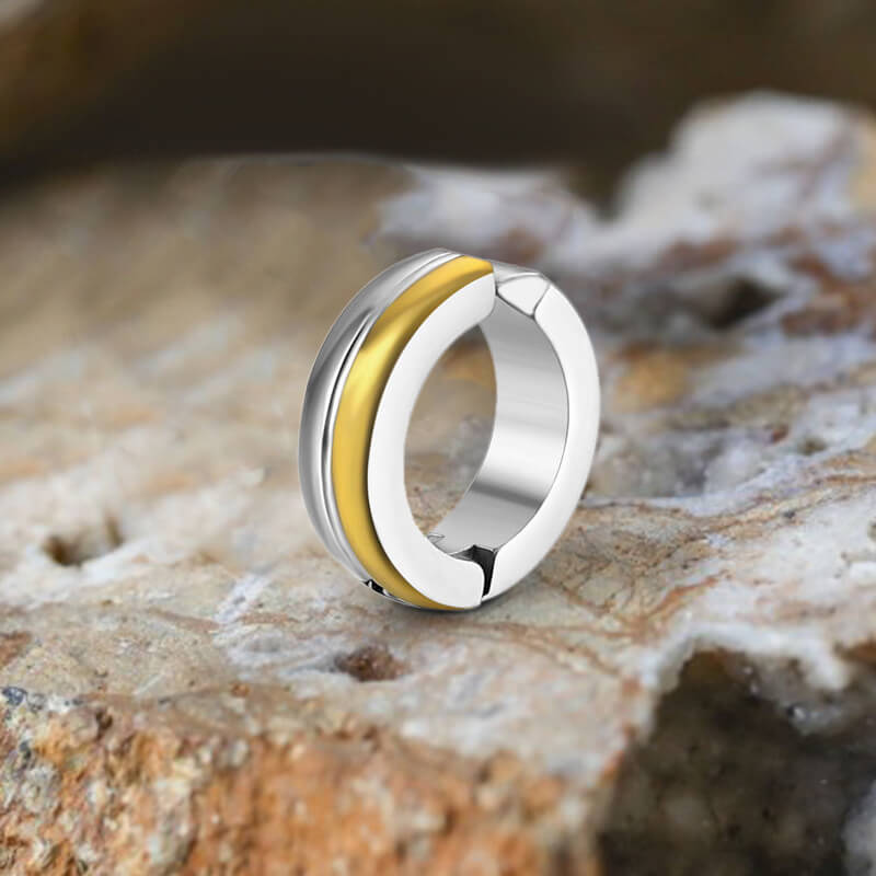 Classic Double Layered Stainless Steel Ear Cuffs | Gthic.com