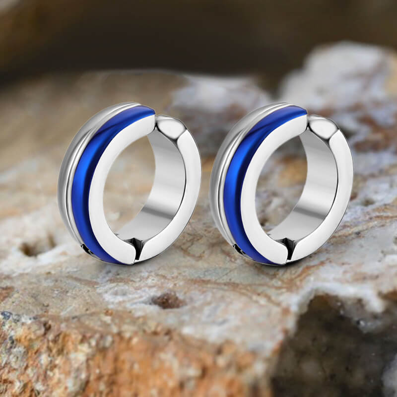 Classic Double Layered Stainless Steel Ear Cuffs | Gthic.com