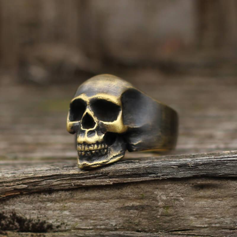 Klassieke Locomotief Skull Ring
