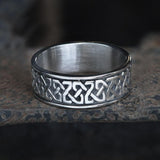 Classic Pattern Stainless Steel Ring 04 | Gthic.com