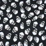 Classic Skulls Print Cotton Square Scarf | Gthic.com