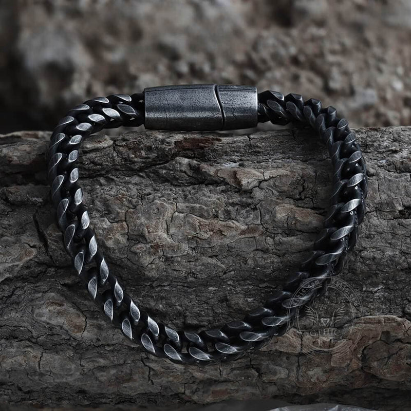 Classic Wheat Ear Chain Stainless Steel Bracelet | Gthic.com