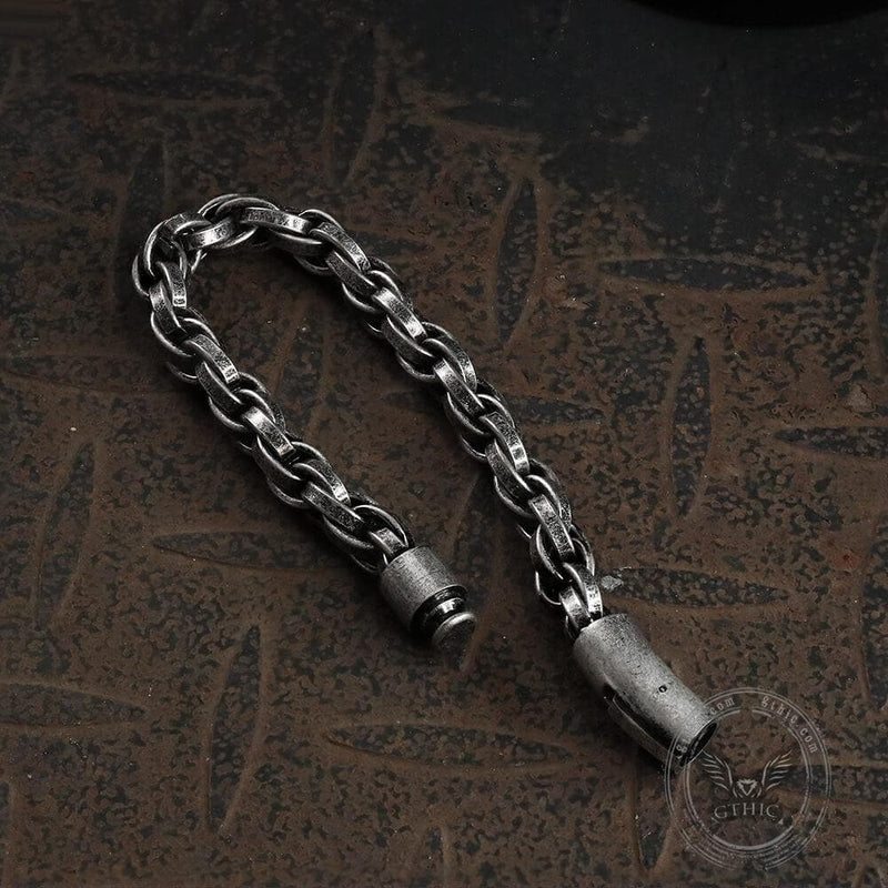 Classic Winding Stainless Steel Bracelet