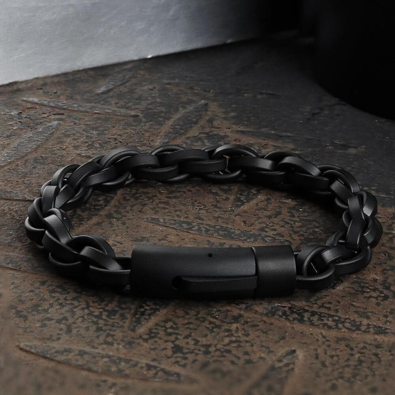 Classic Winding Stainless Steel Bracelet | Gthic.com