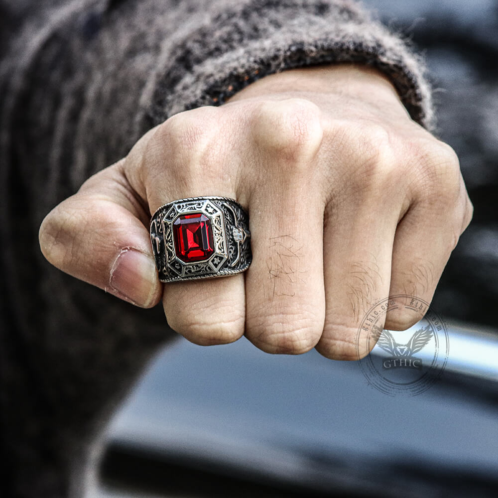 Cowboys Bull Stainless Steel Ring