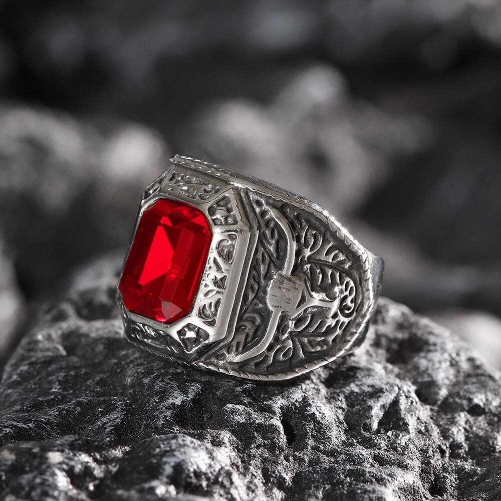 Cowboys Bull Stainless Steel Ring