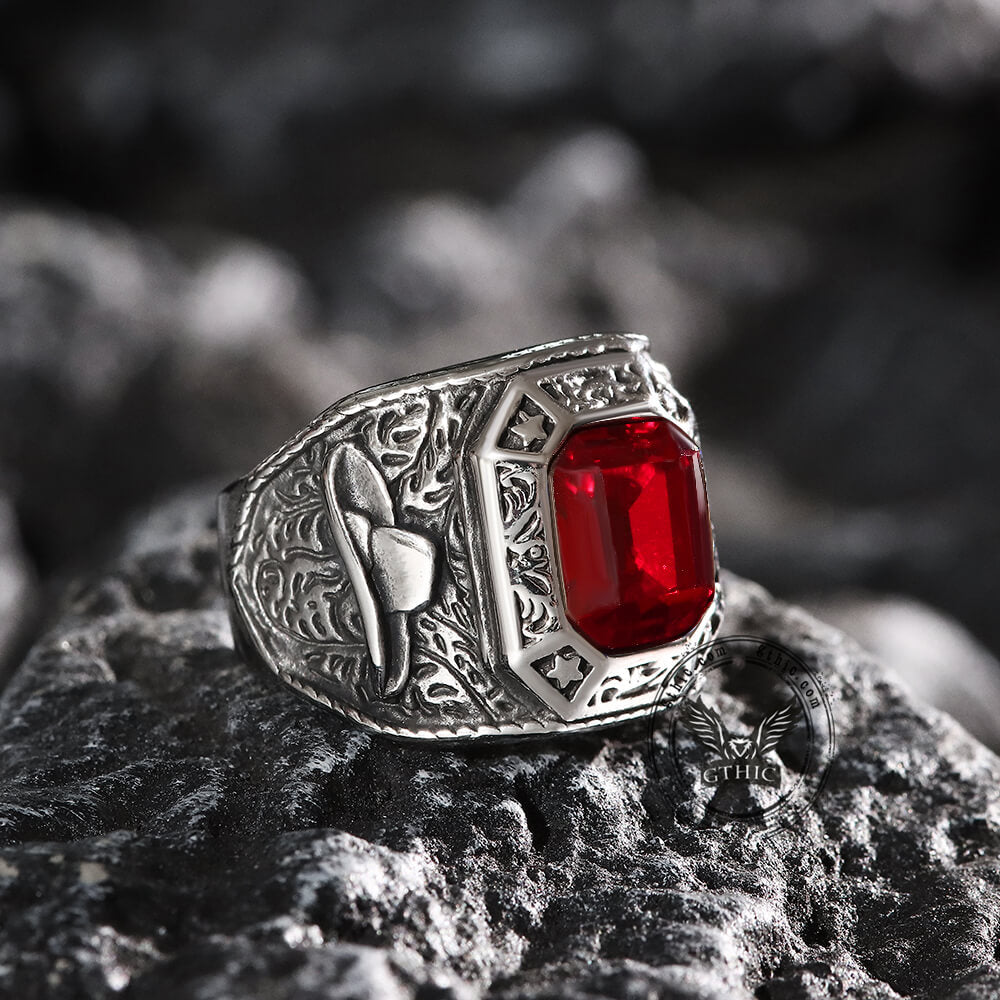 Cowboys Bull Stainless Steel Ring