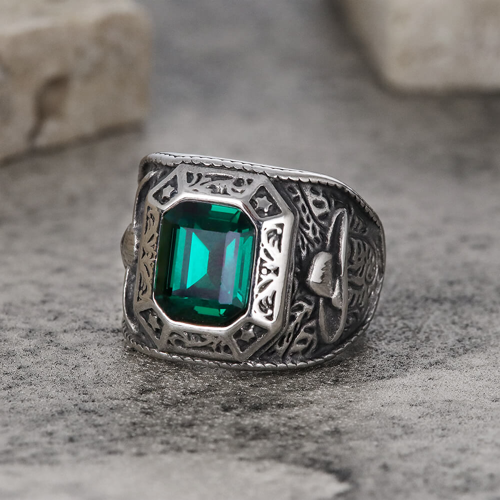 Cowboys Bull Stainless Steel Ring | Gthic.com