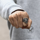 Crazy Clown Stainless Steel Ring