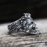 Crazy Clown Stainless Steel Ring | Gthic.com
