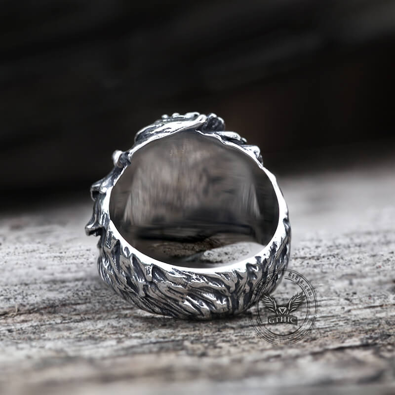 Crazy Clown Stainless Steel Ring | Gthic.com