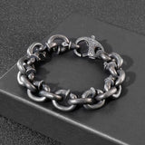 Curved Nail Stainless Steel Bracelet