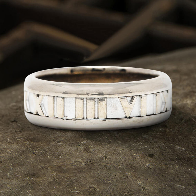 Tiffany & Co. Atlas Roman Numeral Ring