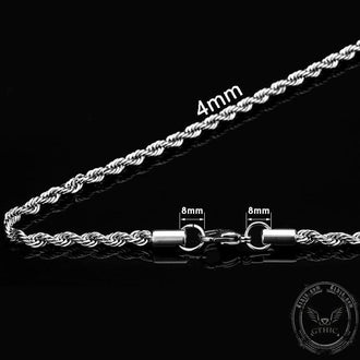 Twist Stainless Steel Chain