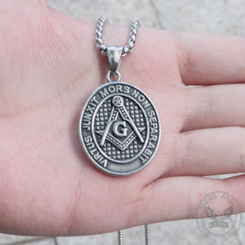 AG Eye Of Providence Stainless Steel Masonic Pendant