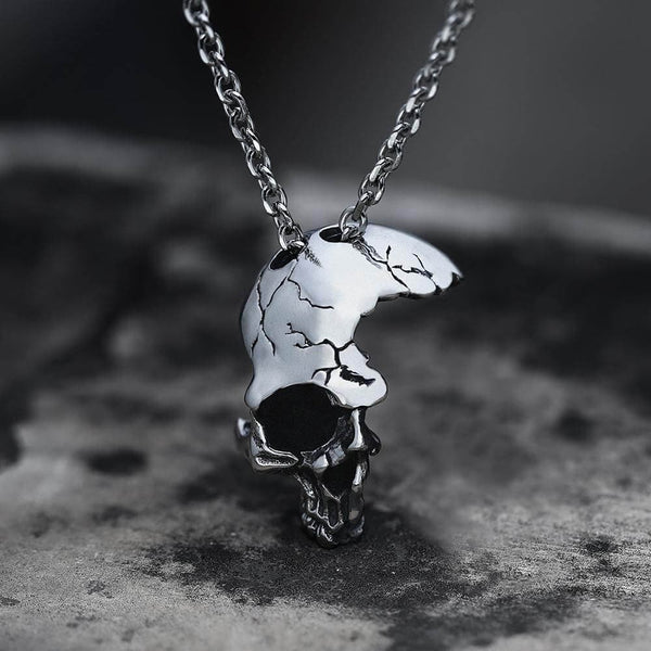 Collana da uomo, stile hip hop, con ciondolo a forma di motociclista vintage, con catena da 50 cm, in acciaio inox, stile punk rock, gotico, Acciaio inossidabile Collana da uomo, stile hip hop, con ciondolo a forma di motociclista vintage, con catena da 50 cm, in acciaio inox, stile punk rock, gotico, Acciaio inossidabile