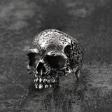 Dark Pioneer Brass Skull Ring 03 | Gthic.com