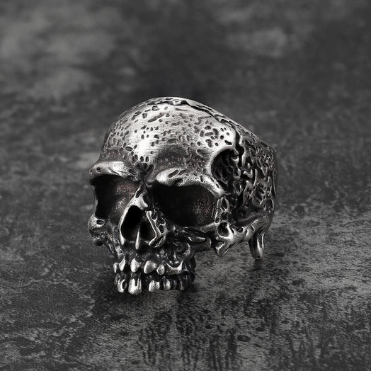 Dark Pioneer Brass Skull Ring 03 | Gthic.com