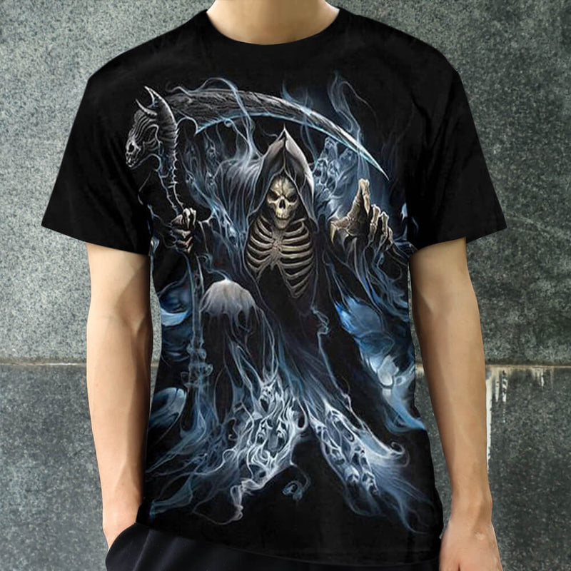 Death Is Coming Polyester T-shirt