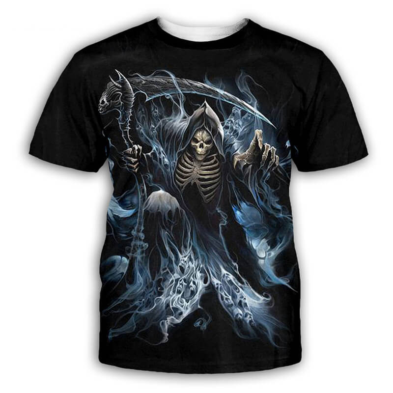 Death Is Coming Polyester T-shirt 01 | Gthic.com