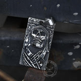 Death Skull Stainless Steel Pendant 03 | Gthic.com