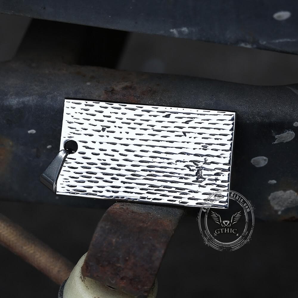 Pendentif Crâne de Mort en Acier Inoxydable