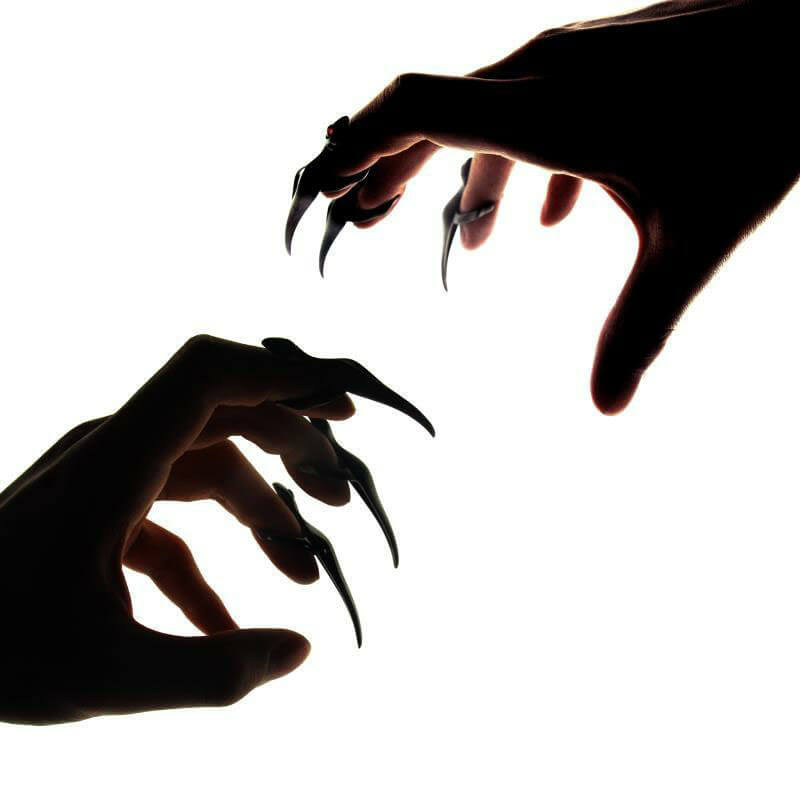 Demon Alloy Adjustable Nail Ring | Gthic.com