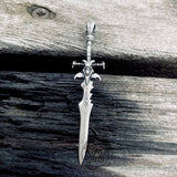Demon Skull Sterling Silver Sword Weapon Hanger