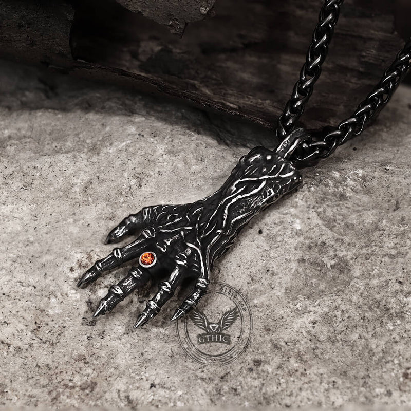 Devil's Hand Stainless Steel Pendant