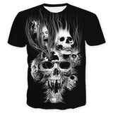 Devil Soul Polyester Skull T-shirt | Gthic.com