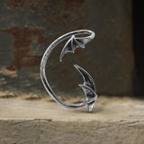 Devil Wings Stainless Steel Ear Cuffs | Gthic.com