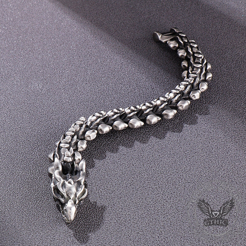 Domineering Dragon Stainless Steel Men's Bracelet