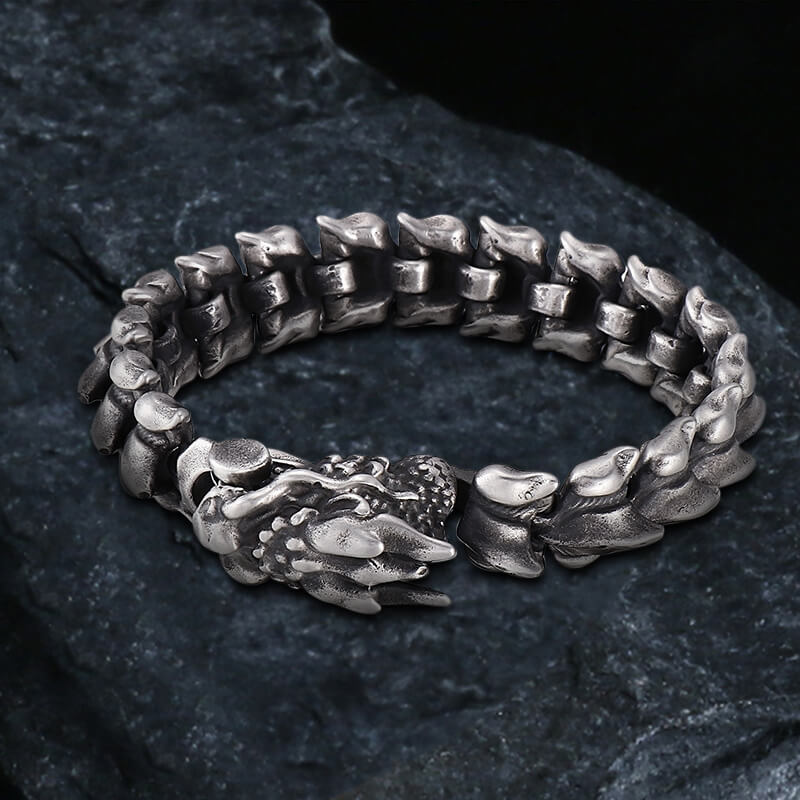 Shop 925 Silver Dragon Bracelet Men online - Jan 2024 | Lazada.com.my
