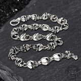 Domineering Skulls Stainless Steel Necklace | Gthic.com